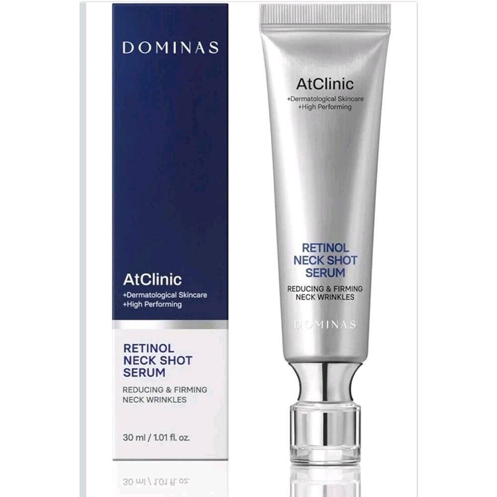 Atclinic Retinol Neck Serum Cream (1Fl Oz) - Reduce Neck Wrinkles & Improve Skin